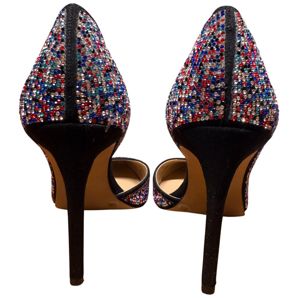 INC International Concepts Kenjay Women's 6M Multi Rhineston High Heel Pump - Picture 9 of 13